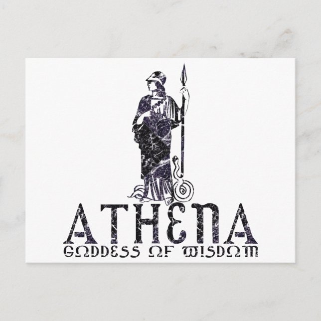 Carte Postale Athéna (Devant)