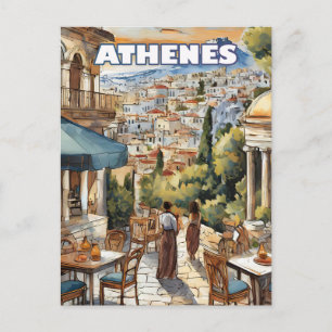 Carte Postale Athènes, berceau de la mythologie grecque
