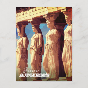 Carte postale Athènes, Grèce