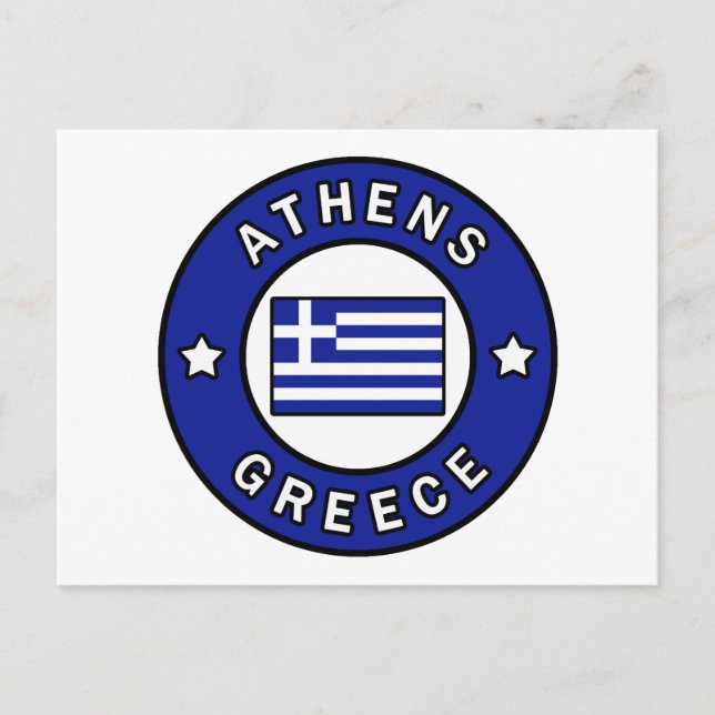 Carte Postale Athènes Grèce (Devant)