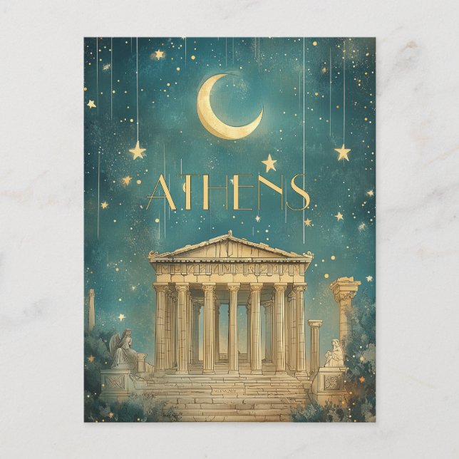 Carte Postale Athènes Grèce Voyage (Devant)
