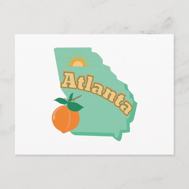 Carte Postale Atlanta (Devant)