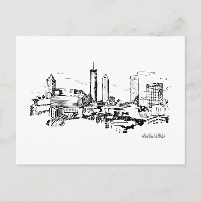 Carte Postale Atlanta (Devant)