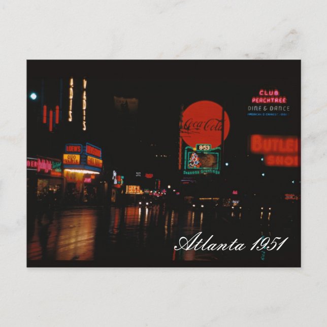 Carte postale Atlanta 1951 (Devant)
