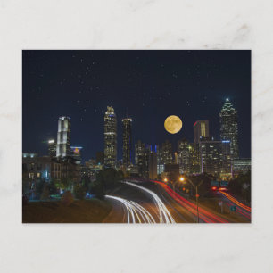 Carte Postale Atlanta, Georgia Nightime Skyline 
