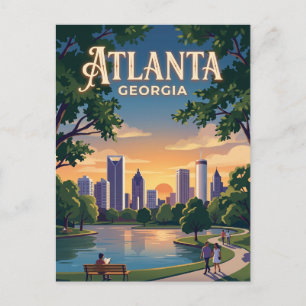 Carte Postale Atlanta Géorgie