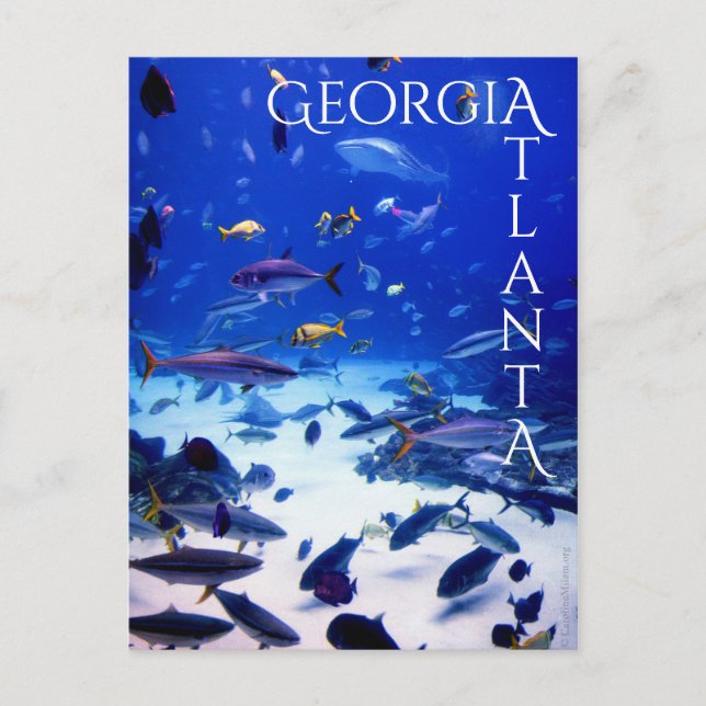 Carte Postale Atlanta Géorgie Extraordinaire (Devant)