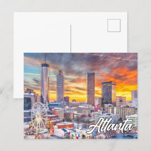 Carte Postale Atlanta, Géorgie, USA