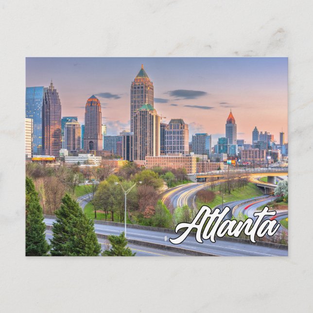 Carte Postale Atlanta, Géorgie, USA (Devant)