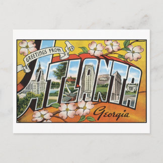 Carte postale Atlanta vintage
