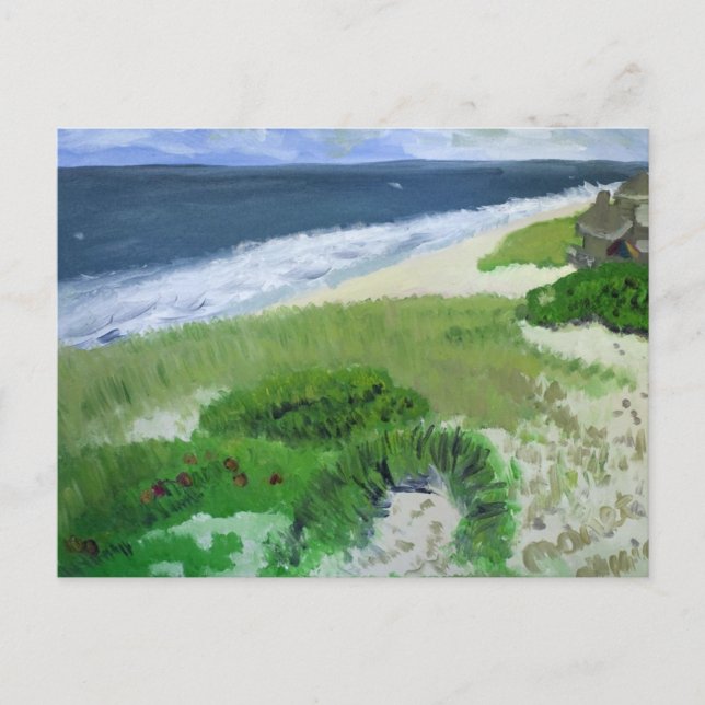 Carte Postale Atlantic Beach, Amagansett LI (Devant)