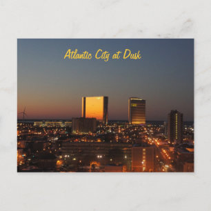 Carte Postale Atlantic City à Dusk