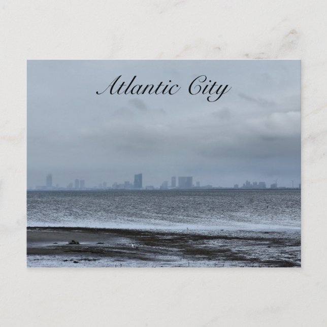 Carte Postale Atlantic City de Afar (Devant)