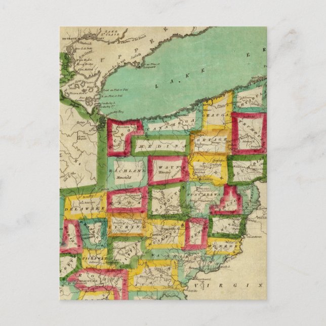 Carte Postale Atlas de l'Ohio (Devant)