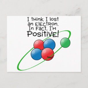 Carte Postale Atome positif