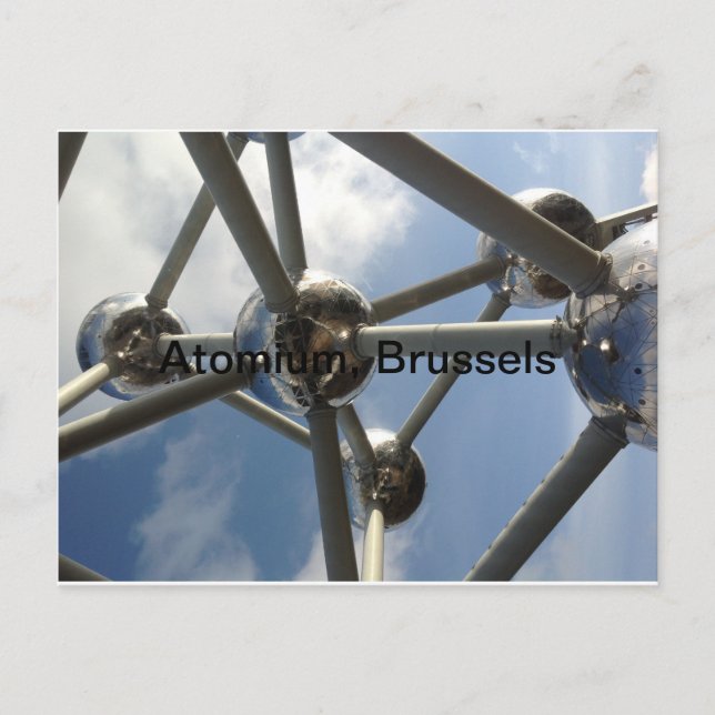 Carte Postale Atomium, Bruxelles (Devant)