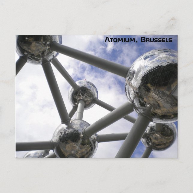 Carte Postale Atomium, Bruxelles (Devant)