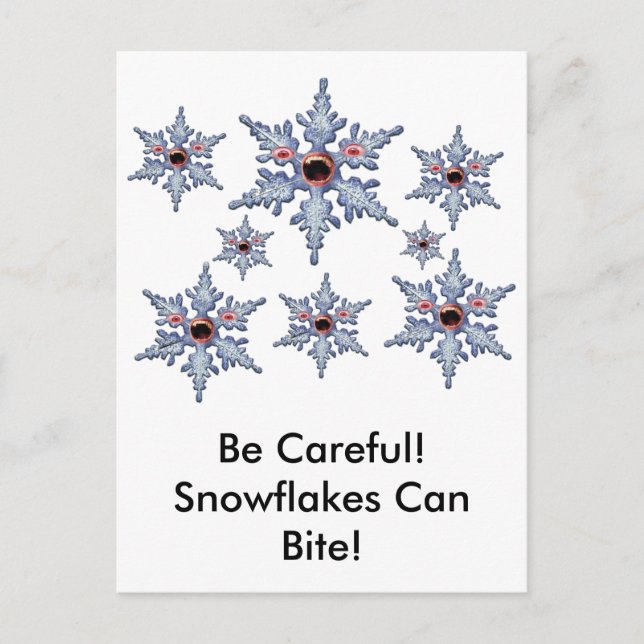 Carte Postale Attaque des Zombies du Flocon de Neige ! (Devant)