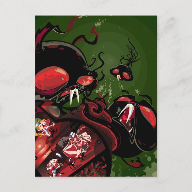 Carte Postale attaque d'octobre (Devant)