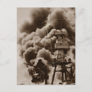 Carte Postale Attaque sur Pearl Harbour