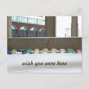 Carte Postale Attente de l'été (j'aimerais que vous soyez ici)