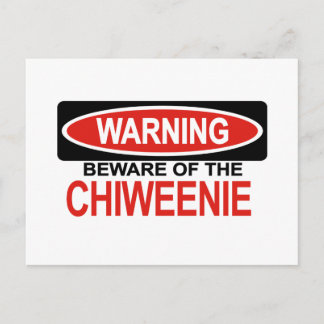 Carte Postale Attention À La Chiweenie