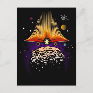 Carte Postale Atterrissage de la lune