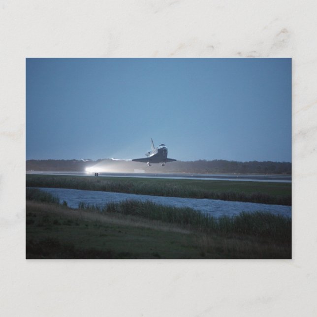 Carte Postale Atterrissage de la NASA / navette spatiale - STS 1 (Devant)