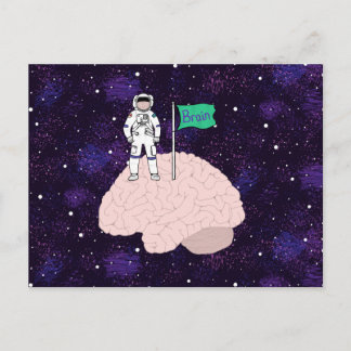Carte Postale Atterrissage du cerveau