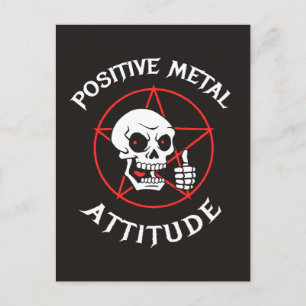 Carte Postale Attitude métallique positive