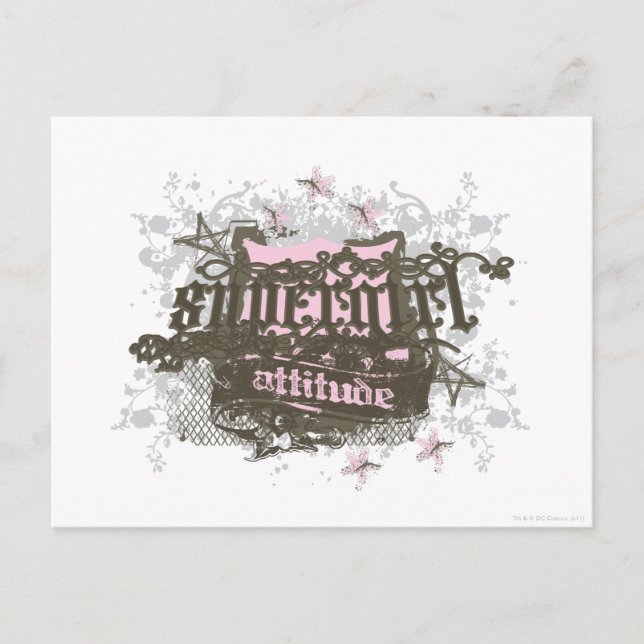 Carte Postale Attitude supergirl (Devant)