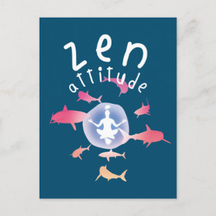 Carte Postale Attitude zen