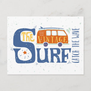 Carte Postale Attraper L'Affiche De La Vague