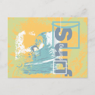 Carte Postale Attrapez une vague Surf T-shirts et cadeaux