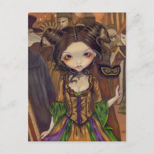 Carte postale "Au bal Masquerade"