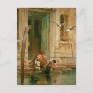 Carte Postale Au bord du canal, Venise