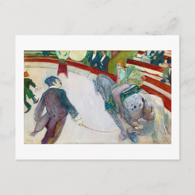 Carte Postale Au cirque, Lautrec (Devant)