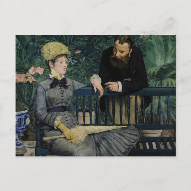 Carte Postale Au Conservatoire | Édouard Manet (Devant)