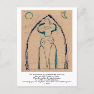 Carte Postale Au-delà des idées de mauvaises actions et de bonne