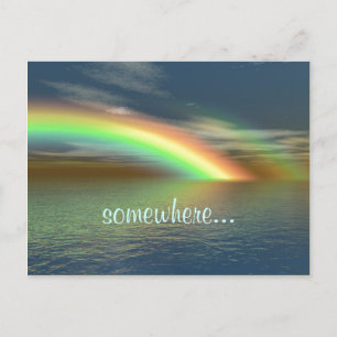 Carte Postale Au-dessus de l'arc-en-ciel