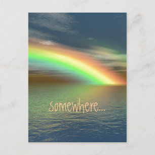 Carte Postale Au-dessus de l'arc-en-ciel