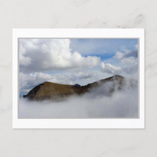 Carte Postale AU-DESSUS DES NUAGES : le col Dawson