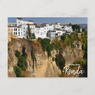 Carte Postale Au-dessus du Ronda Edge, Espagne