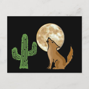 Carte postale AU-Howling Coyote