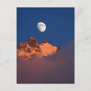 Carte Postale Au lever du soleil   Aiguille du Plan Chamonix, Fr