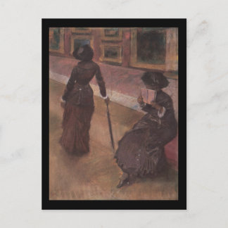 Carte Postale Au Louvre