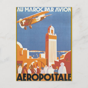 Carte Postale Au Maroc Par Avion
