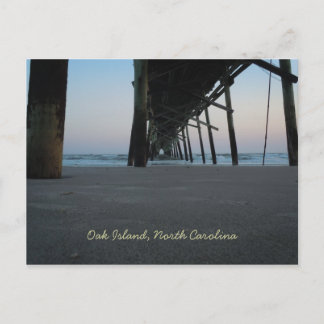 Carte Postale Au niveau de la mer - Oak Island, NC