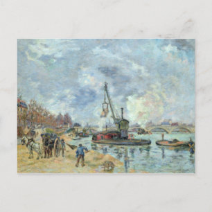Carte Postale Au quai de Bercy à Paris, 1874