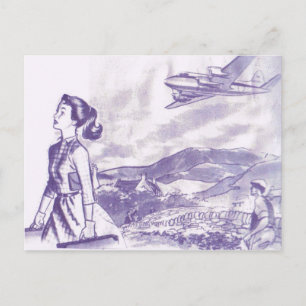 Carte Postale Au revoir